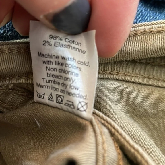 Madewell Flared Leg Kahki Pants Size 26 - Picture 8 of 8